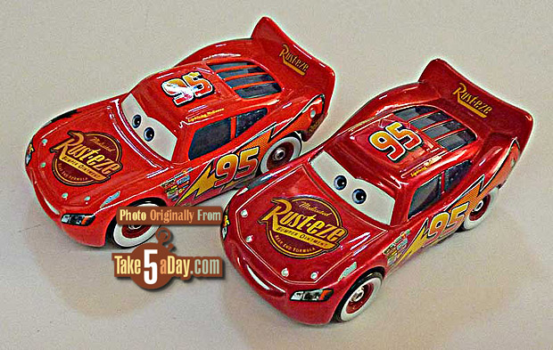 Mattel Disney Pixar Cars Metal Racing Red Lightning McQueen 95 CHASE METALLIC