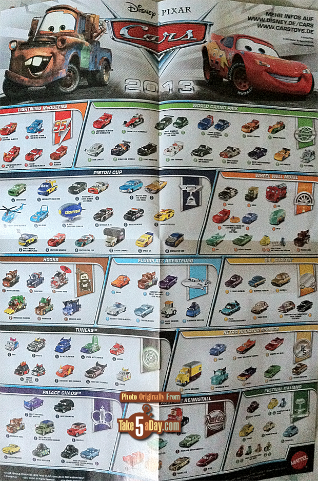 Take Five A Day Blog Archive Mattel Disney Pixar Cars German Poster Winner Take Five A Day Blog Archive Mattel Disney Pixar Cars German Poster Winner