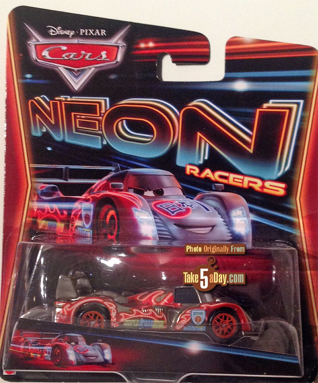 Take Five a Day Blog Archive Mattel Disney Pixar CARS Diecast Neon Racer Shu Todoroki
