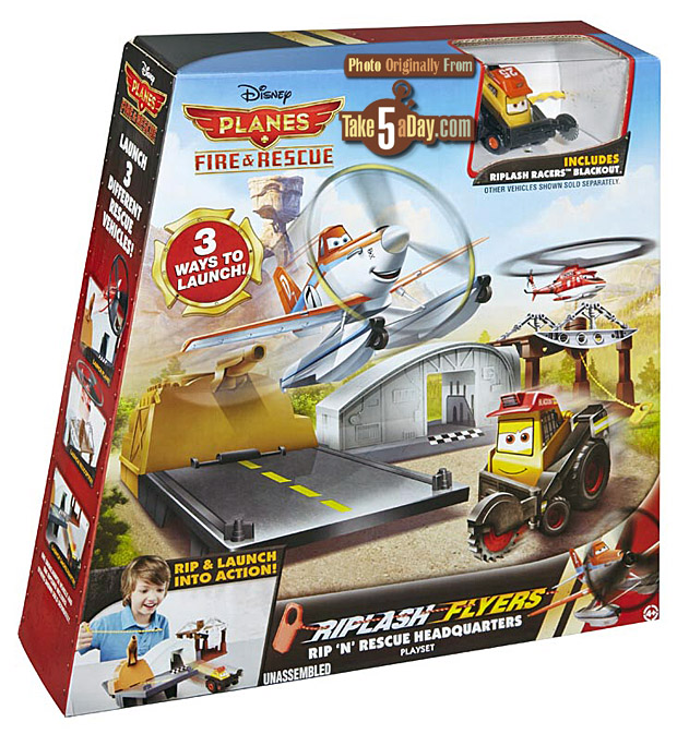 Details about   Disney Planes Mattel Fire and Rescue Riplash Flyers Rip 'N' Rescue Headquarters 