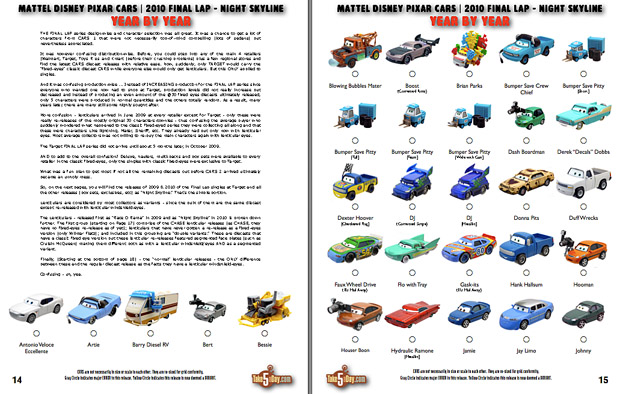 CARS 1 Complete pages