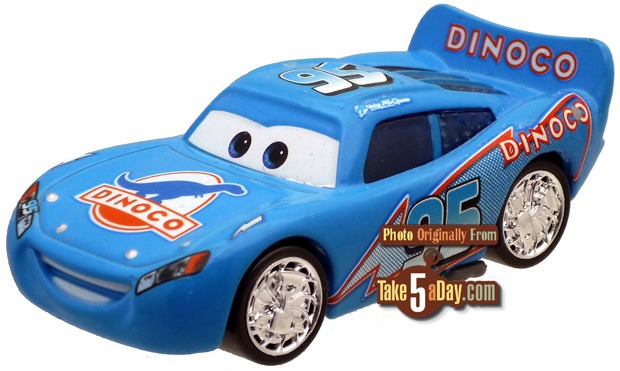 Disney Cars Bling Bling Lightning Mcqueen Dinoco 95 Original