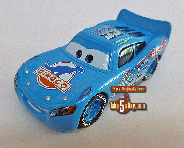 Mattel Disney Cars Bling Bling Lightning McQueen Dinoco Piston Cup Racer (2022 Thailand Variant)