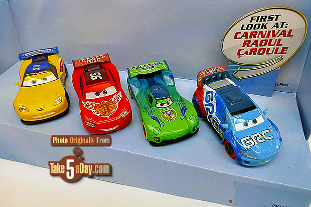 Mattel Disney Pixar CARS: It's a Rio Race 4-Pack of Carnival Racers ...