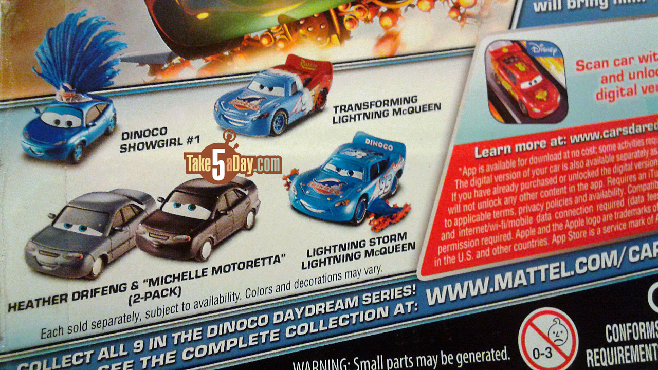 Disney Cars Lightning Storm Mcqueen Dinoco Daydream Loose