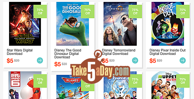 Take Five a Day » Blog Archive » Hollar – $5 Digital Disney Movies ...