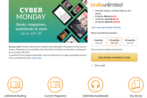Take Five A Day Blog Archive Amazon Kindle Cyber Monday Deals
