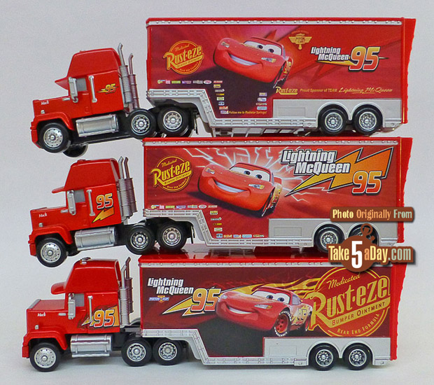 mack truck hauler with 15 diecast cars