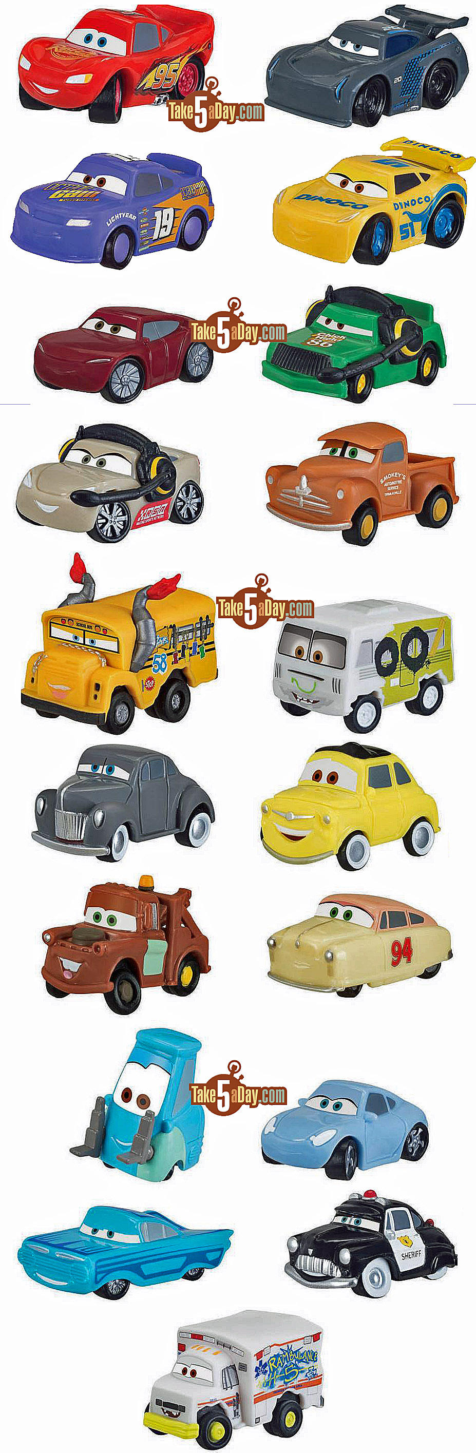 mattel mini racers cars