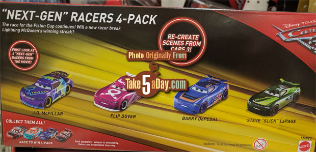 Cars 3 next gen racers best sale 4 pack