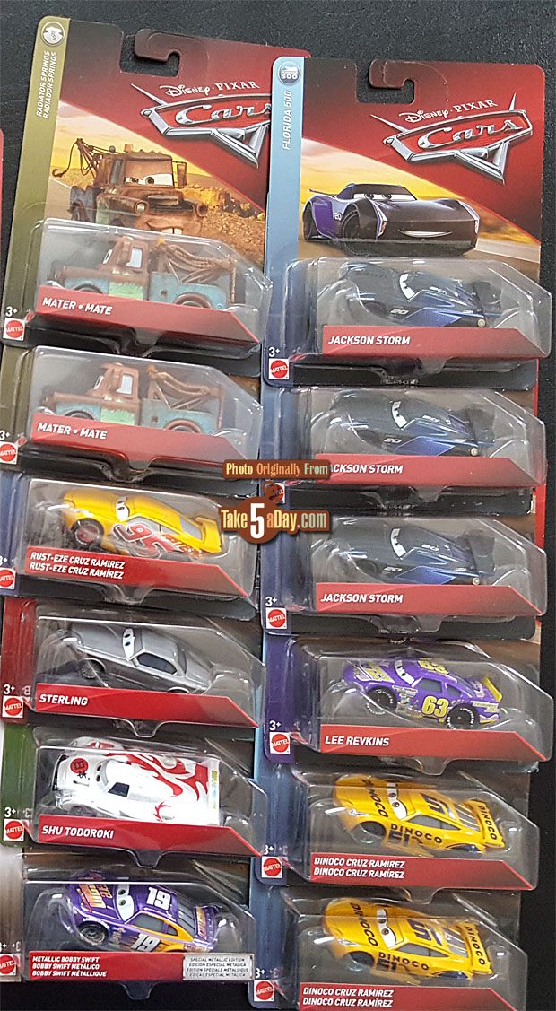 Take Five a Day » Blog Archive » Mattel Disney Pixar CARS: Dinoco's McQueen  Variant Parade