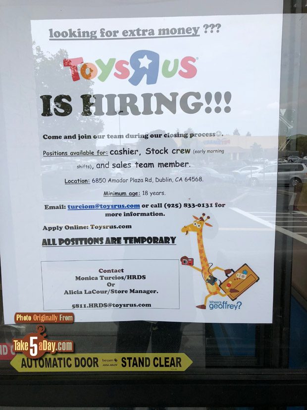 Toys r us shop no more