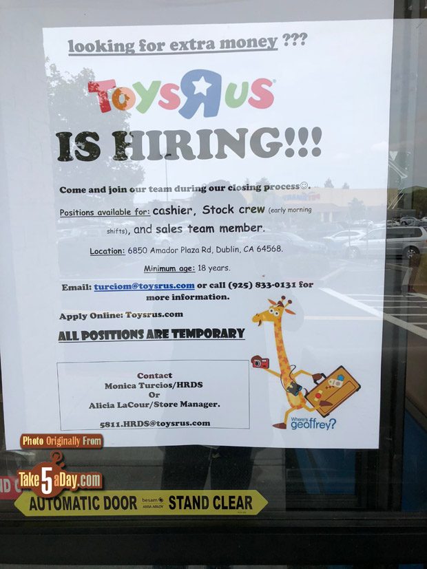 no more toys r us