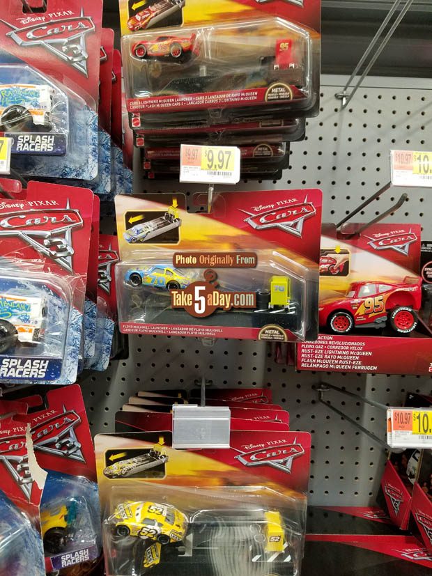 Take Five a Day Blog Archive Mattel Disney Pixar CARS 3 Launchers at Walmart