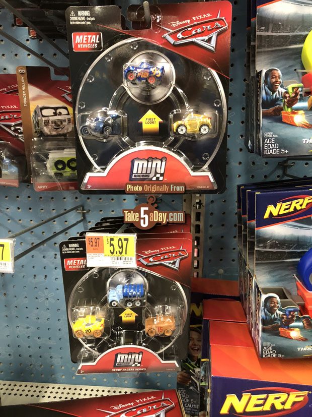 mini cars 3 pack