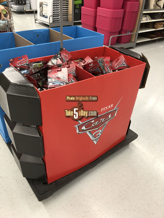 Take Five a Day » Blog Archive » Disney Pixar CARS 3 Walmart Bumper Dump Bin