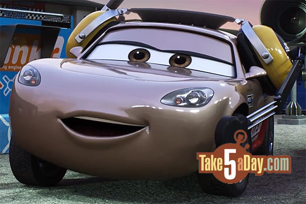 Mattel Disney Pixar CARS: Shannon Spokes Silver & Gold.