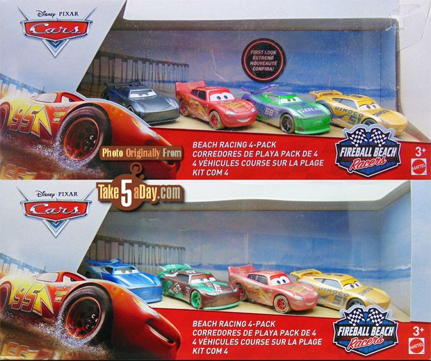 Cars 3 fireball sales beach 4 pack