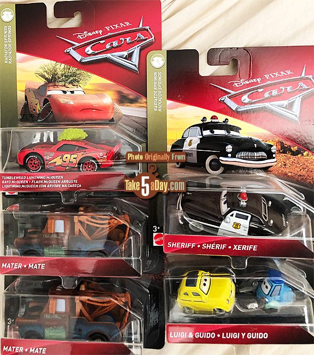 Take Five a Day Blog Archive Mattel Disney Pixar CARS 2019 Singles CASE A The Variant Case
