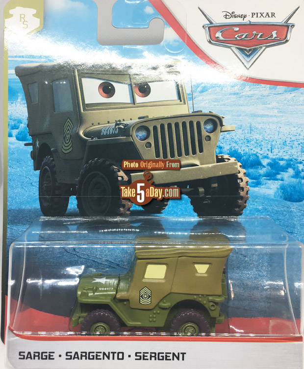 disney cars sarge recall
