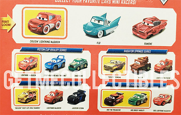 cars mini racers 3 pack