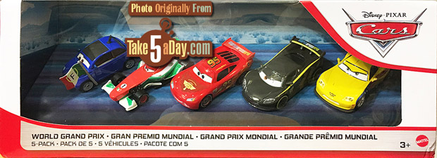 Take Five A Day Blog Archive Mattel Disney Pixar Cars World Grand Prix Piston Cup Race 5 Pack Box Sets