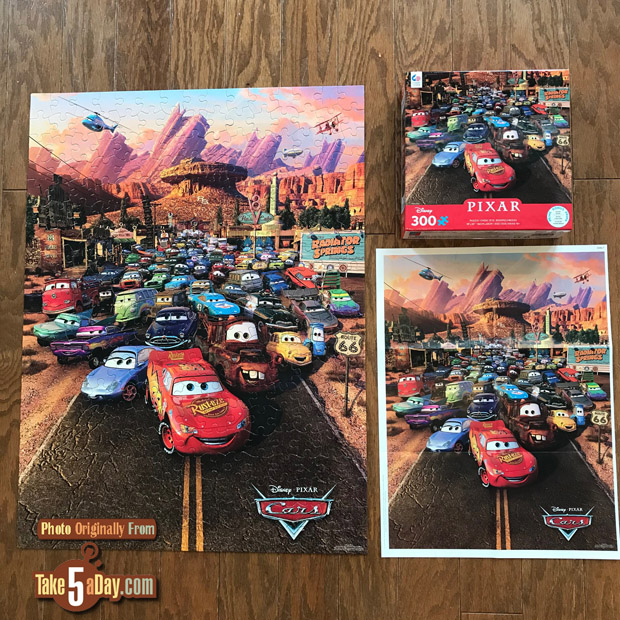 Take Five a Day » Blog Archive » Ceaco Disney Pixar Cars Puzzle â Piece Together Fun!
