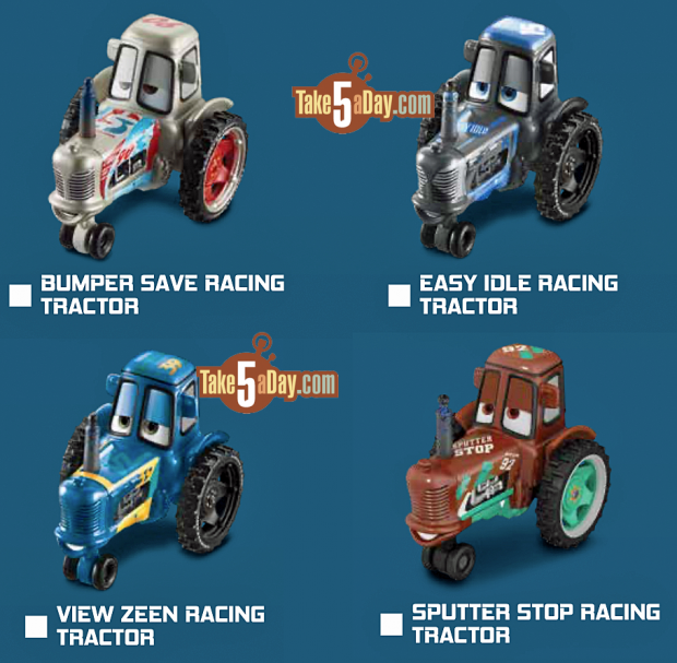 Disney Pixar Cars 1:55 View Zeen Racing Tractor von Mattel 2021 