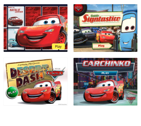 Take Five a Day » Blog Archive » Disney Pixar CARS: Fun Online CARS Games –  FREE