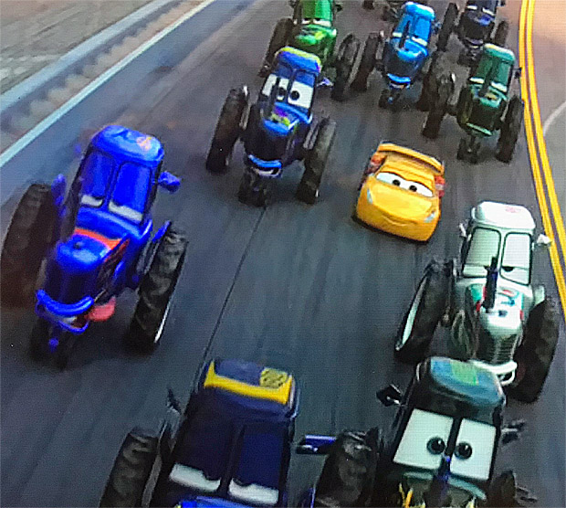 cars movie characters tractor