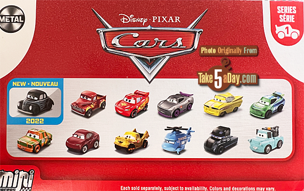 Mattel - Disney Pixar's Cars Metal Mystery Mini Racers Series 1