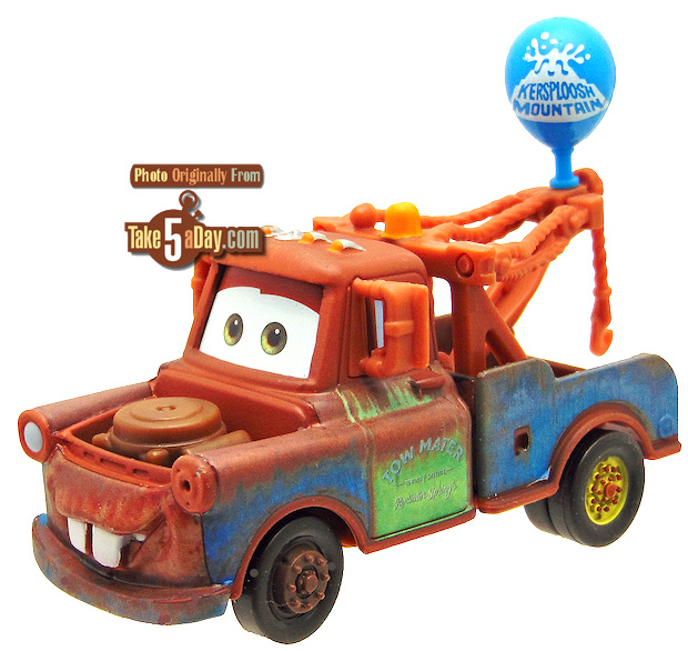 Disney cars - vehicule mater avec ballon, vehicules-garages